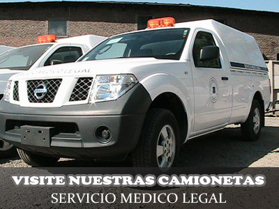 VISITE NUESTRAS CAMIONETAS SERVICIO MEDICO LEGAL (S.M.L.)